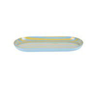 Plateau Present Time Animado Oval Large Jaune 18x2,5 cm