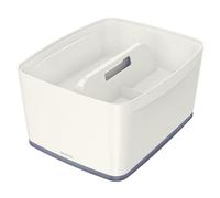Plateau rangement leitz mybox poignee de transport 307x101x375mm blanc
