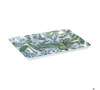 Plateau rectangle 30x22cm végétal - 5 five simply smart - Blanc