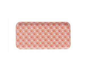 Plateau rectangulaire 30x15 Rangoli n°2 Rose