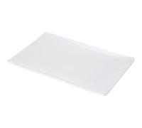 Plateau rectangulaire en mélamine Lacor Blanc 24,8x16x2,3 cm