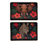 Plateau rectangulaire Tropica 42x30 cm - Table Passion