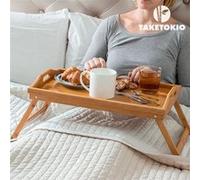 Plateau repas avec pieds pliants petits déjeuners au lit Multicolore G