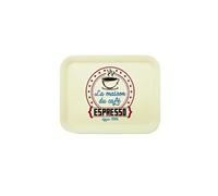 Plateau rétro en bambou - Espresso BEIGE G