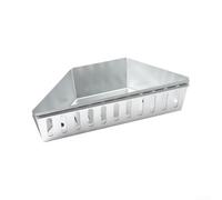 Plateau robuste pour barbecue en forme de bouilloire 47-67 cm - Panier de charbon en métal pour distribution uniforme de la chaleur Argenté (0,8 mm)