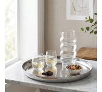 Plateau rond 40 cm martelé