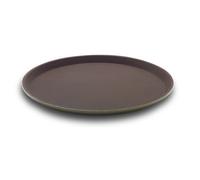 Plateau rond en fibre de verre Lacor Marron 36 cm