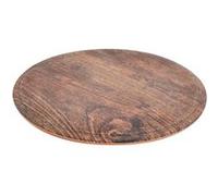 Plateau Rond en Mélaminé Imitation Bois Ø285X14 mm L2G 22 G