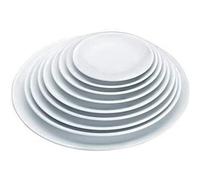 Plateau rond en mélamine Lacor 180x24 mm Blanc TU