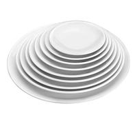 Plateau rond en mélamine Lacor 200x25 mm Blanc TU