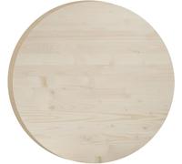 Plateau Rond en pin 75 cm Épaisseur 3 cm