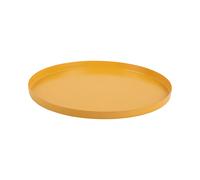 Plateau rond Present Time Servir Jaune 1,5x25 cm