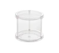 - Plateau Rotatif 2 niveaux "Selena" 26cm Transparent