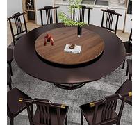Plateau Rotatif En Bois Rond, Grand Plateau Tournant De Table À Manger, Plaque De Service Rotative, Assiette De Service Rotative, Roulement Silencieux, Table De Jardin ( Color : D , Size : 50cm-20in )