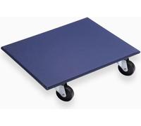 Plateau Roulant Meister, 400kg, 590x490mm, Antidérapant, 4 Roulettes Pivotantes 95mm