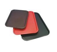 Plateau FAST FOOD, (L)350 x (P)270 mm, rouge