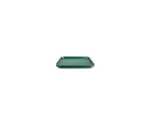 Plateau self-service (L)450 x (P)350 mm, en polypropylène vert