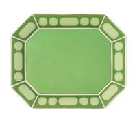 Plateau Signum, Porcelaine, Large, Vert OS