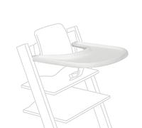 Plateau Stokke, Blanc - Compatible avec le Baby Set Tripp Trapp - Pratique et facile à nettoyer - Fabriqué en plastique sans BPA - Convient aux petits de 6 à 36 mois