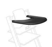Plateau Stokke, Noir - Compatible avec le Baby Set Tripp Trapp - Pratique et facile à nettoyer - Fabriqué en plastique sans BPA - Convient aux petits de 6 à 36 mois