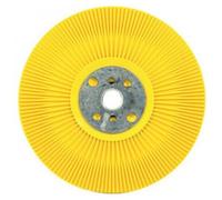 Plateau support pour disques fibres Razorstar® ventilé - jaune - diamètre 125 mm - M14 NORTON