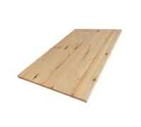 Plateau table bois massif Pin Rustique L.120 X 80 cm, Ep.22 mm