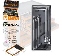 Plateau thermoformé Beta T63 C1-147 avec 8 clés à T beta 952 7-19 mm