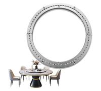 Plateau tournant de table à manger, Plaque pivotante lisse et à 360 degrés(20 inches (500mm))