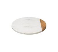 - Plateau Tournant Design "Geom" 30cm Blanc