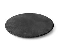 Plateau tournant en ardoise naturelle Lacor Noir 35x2,5 cm