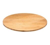 Plateau tournant en bambou coloris naturel - Dim : 50 x 3 cm