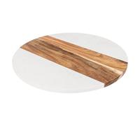 Plateau Tournant en Bois Harmony 35cm Naturel