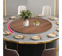 Plateau Tournant En Bois Pour La Table À Manger, 50/60/70/80/90/100cm 360° Plateau Rotatif D'affichage, Plateau Pivotant À Rotation, Assiette De Service Rotative Ronde, Table De Jardin(C,60cm-24in)