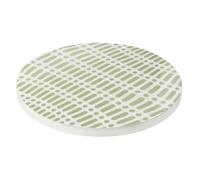 Plateau Tournant en Bois Tod 45cm Vert & Blanc