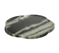 Plateau Tournant en Marbre Courchevel 40cm Gris Clair