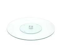 Plateau Tournant en Verre Transparent Ø45cm - KARL