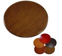 Plateau tournant Lazy Susan en bois de qualité supérieure de 91,4 cm - Plateau de service rotatif en noyer clair pour salle à manger, cuisine et divertissement - Plateau rond idéal avec base pour