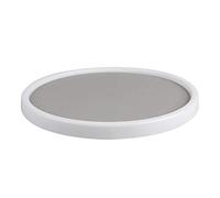 Plateau tournant Plastique Gamme Bonjour-Bonjour Ø 30 cm H 2 cm Coloris Blanc-Gris