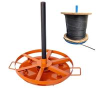 Plateau tournant robuste pour touret de câble | Capacité de charge 0,5 t 1t 3t, Support pour touret de câble, plateau tournant pour tambour, en acier(50cm/19.68in)