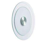 Plateau Tournant Rond - DUOKU - 510 mm - Verre Trempé - Aluminium - 360°