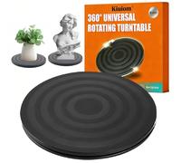Plateau Tournant Universel de 20 cm,Solide Plateau Tournant à 360°,Support Pivotant Résistant,Tourne-Disque Rotatif pour Plantes en Pot Haut-Parleurs Ordinateurs Portables Moniteurs (20cm)