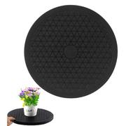 Plateau Tournant Universel,Solide Plateau Tournant à 360°,Support Pivotant Résistant,Tourne-Disque Rotatif pour Plantes en Pot Haut-Parleurs Ordinateurs Portables Moniteurs (25cm)