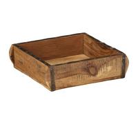 Plateau vidaXL 31x29x10 cm en bois massif récupéré