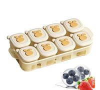 Plateaux De Congélation Pour Stockage Des Aliments Récipient à lait pour | Contenants de congélation pour aliments infantiles Pour parents baby-sitters crèche maison appartement cuisine salle à ma