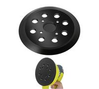 Plateaux de Ponçage 125mm avec Base Douce Protectrice, Système 8+4 Trous pour Aspiration Poussière, Compatible avec Ponceuses Orbitales Dewal/Bosc/Makit/Ski