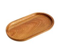 Plateaux de Service en Bois | Multi-usages en Bois avec arrondis - de Service - pour Servir des collations, des Fruits, du Dessert, Buffet, Petit déjeuner, Salade, gâteau, présentation, Vacanz