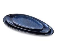 Plateaux de service ovales en porcelaine