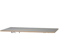 Plateaux de table Eiermann en linoléum Richard Lampert - LAMPERT PLATTEN LINOLEUM ASCHE 160X80