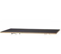 Plateaux de table Eiermann en linoléum Richard Lampert - LAMPERT PLATTEN LINOLEUM NERO 140X80
