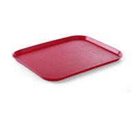 Hendi Plateau de service AmerBox Grand rectangulaire 350x450x20 mm Rouge polypropylène